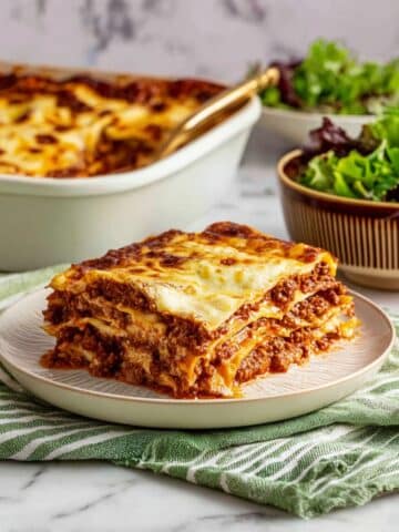 Classic Homemade Lasagne with Rich Meat Ragu and Creamy Bechamel Recipe