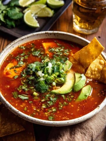 Salsa Verde Tortilla Soup Recipe