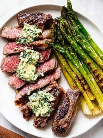 Air Fryer Garlic Herb Ribeye Steak Recipe