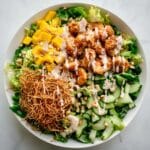 Coconut Shrimp Salad with Mango, Cucumber, and Citrus Dressing Recipe