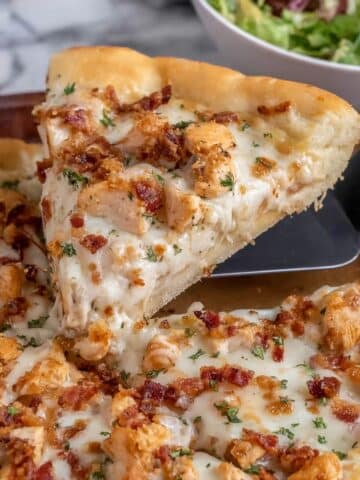 Parmesan Garlic Chicken Pizza Recipe