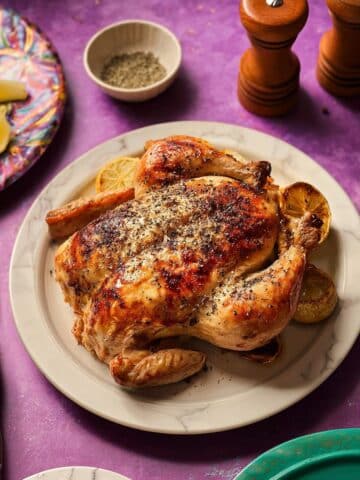 Buttermilk Brined Cornish Hens with Lemon and Potatoes Recipe