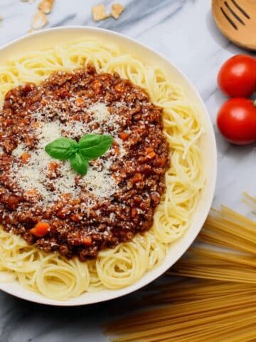Chicken and Beef Bolognese with Spaghetti Recipe