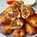 Mouth-Watering Philly Cheesesteak Egg Rolls Recipe