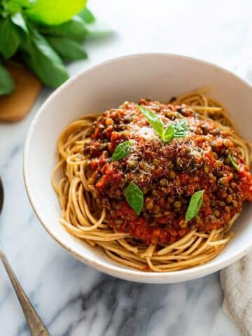 Hearty Spaghetti with Lentils & Marinara Recipe