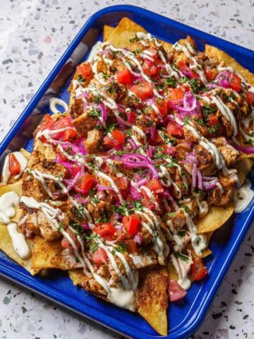 Mediterranean Chicken Nachos Recipe