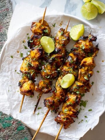 Ginger Honey Lime Chicken Skewers Recipe