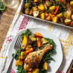Apple Cider Brined Chicken with Roasted Veggies & Herbs Recipe