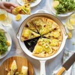 Leek Lemon & Thyme Skillet Focaccia Recipe