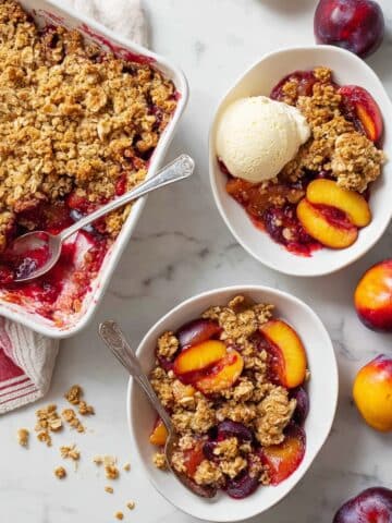 Spiced Plum Crisp Recipe