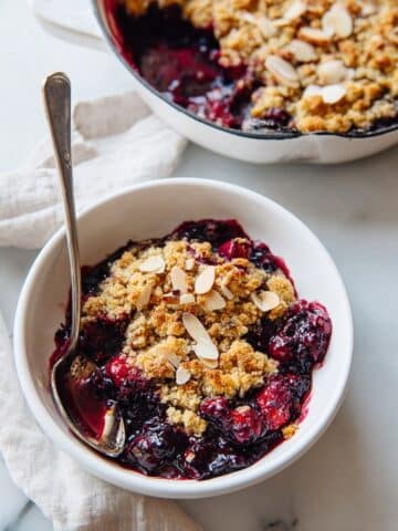 Mixed Berry Oat Almond Crisp Recipe