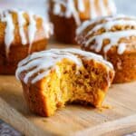 Pumpkin Muffins with Cream Cheese Glaze Recipe