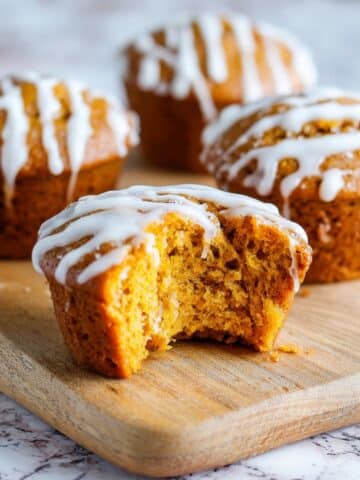 Pumpkin Muffins with Cream Cheese Glaze Recipe