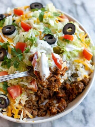 Low Carb Taco Casserole Recipe