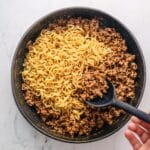 Easy Ground Beef Ramen Noodles with Ginger Recipe