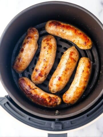 Air Fryer Brats with Beer and Sauerkraut Recipe