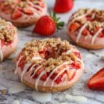 Strawberry Coffee Cake Donuts Recipe