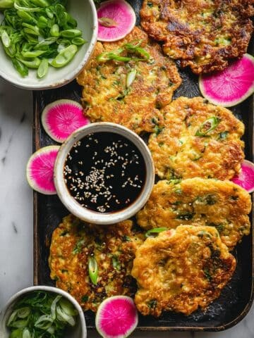 Kimchi Pancakes with Shrimp Recipe