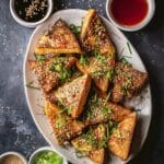 Crispy Shrimp Toast with Sweet and Spicy Dipping Sauce Recipe