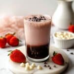 White Chocolate Strawberry Cream Cold Recipe