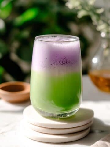 Iced Lavender Cream Oat Milk Matcha (Starbucks Copycat) Recipe