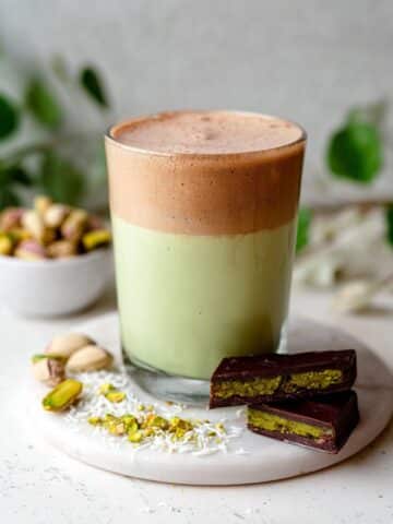 Iced Dubai Chocolate Matcha Recipe