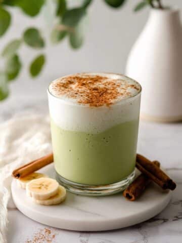 Iced Banana Bread Matcha Recipe