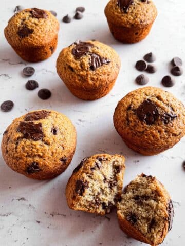 Gluten-Free Chocolate Chip and Banana Muffins Recipe