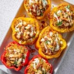 Middle Eastern Quinoa Stuffed Peppers Recipe
