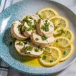 Herb-Infused Poached Chicken Breasts with Lemon and Fresh Herb Dressing Recipe