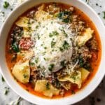 One Pot Lasagna Soup Recipe