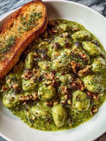 Easy Creamy Pesto Gnocchi Recipe