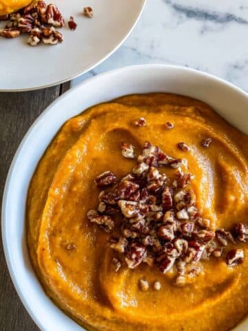 Crockpot Sweet Potatoes with Brown Sugar and Toasted Pecans Recipe