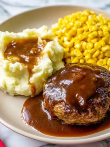 Oven Baked Hamburger Steaks Recipe