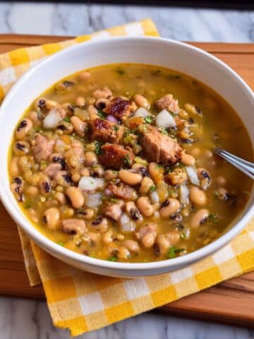 Slow Cooker Purple Hull Peas Recipe