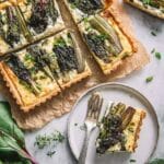 Ramp, Leek, and Goat Cheese Tart Recipe