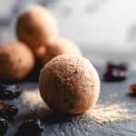 Vegan Chocolate Truffles with Blueberries Recipe