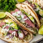Flank Steak Tacos with Chipotle Marinade Recipe