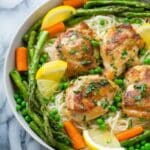 Chicken Primavera with Lemon and Fresh Vegetables Recipe