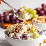 Creamy Grape Salad with Pecans Recipe
