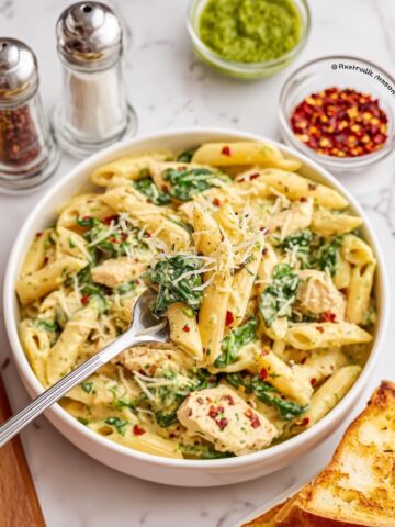 Creamy Chicken Pesto Pasta Recipe