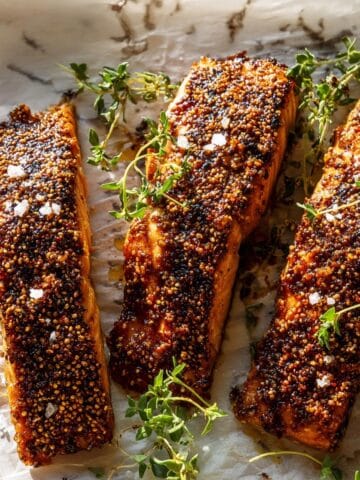 20 Minute Honey Mustard Salmon Recipe
