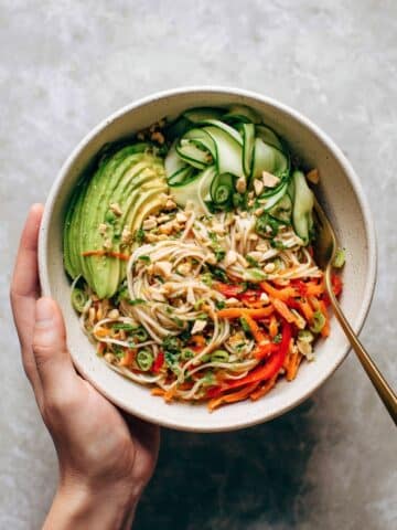 Spring Roll Bowls with Sweet Garlic Lime Sauce Recipe