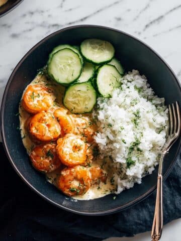 Chipotle Orange Shrimp with Cilantro Rice Recipe