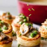 Chicken à la King in Puff Pastry Shells Recipe