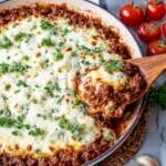 Cheesy Lasagna Skillet Recipe