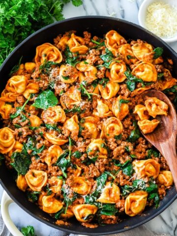 Italian Sausage Tortellini Skillet Recipe