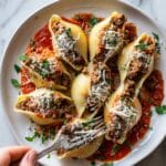 Creamy Sausage and Spinach Stuffed Shells Recipe