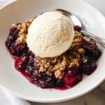 Berry Crisp with Steel Cut Oats Recipe