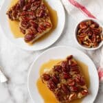 French Toast Casserole with Sourdough Bread and Pecans Recipe